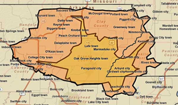 Retail Trade Area Map